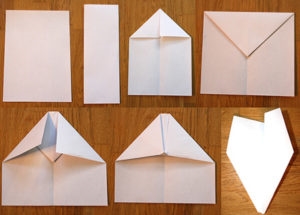 Як зробити паперовий літачок, який довго літає: варіанти моделей, покрокові  схеми, фото і відео » Моя Хатка